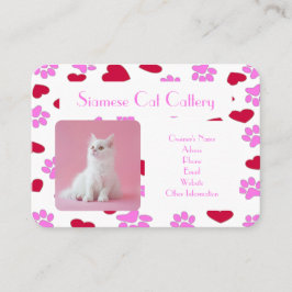 Tarjeta De Negocio Para Patrón De Impresiones De P