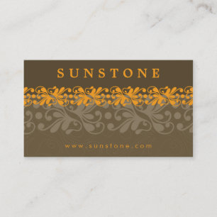 TARJETA DE NEGOCIO :: piedra solar con motivos 5