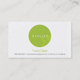 TARJETA DE NEGOCIO SIMPLE :: cal de puntos negrita