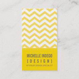 TARJETA DE NEGOCIO tiras de chevron de moda negrit