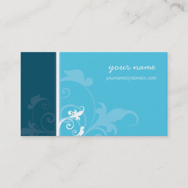TARJETA DE NEGOCIO verva orgánica elegante (Anverso)