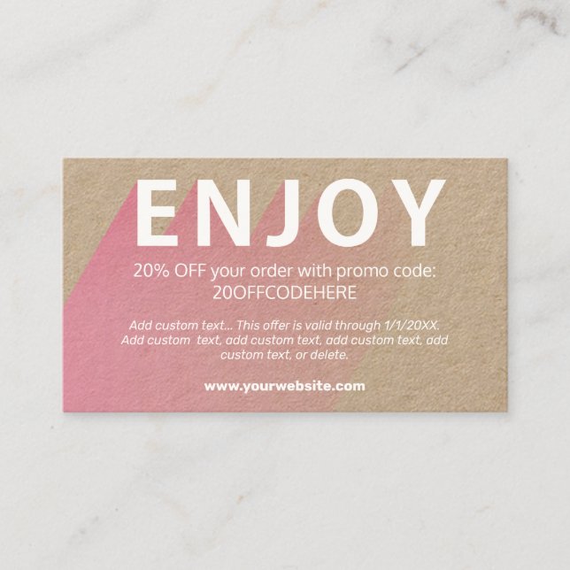 Tarjeta de Negocios (Anverso)