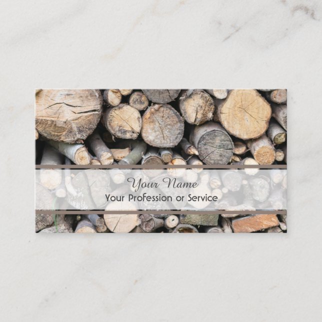 Tarjeta de negocios al 100% de estilo ecológico de (Anverso)