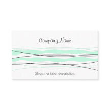 tarjeta de negocios Atlantic Stripe blanco