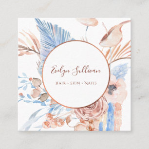 Tarjeta de negocios Boho Tropical