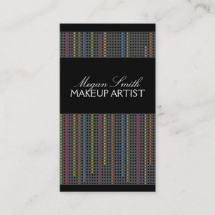 TARJETA DE NEGOCIOS DE ARTISTAS DE MAKEUP