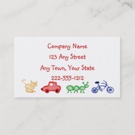 Tarjeta de Negocios de Centro de Trabajo para el C