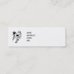Tarjeta de negocios de ciclismo