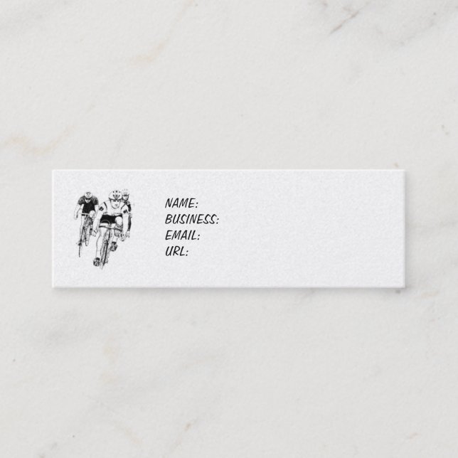 Tarjeta de negocios de ciclismo (Anverso)