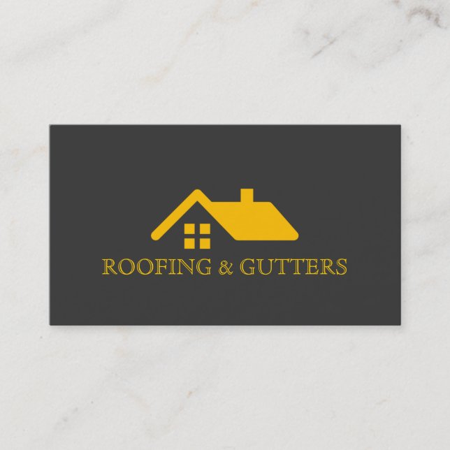 Tarjeta de negocios de construcción para los tejed (Anverso)