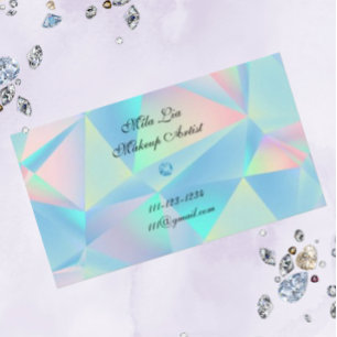 tarjeta de negocios de diseño de piedras opacas az