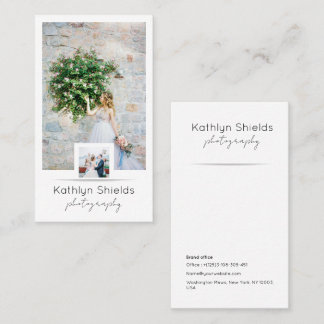 Tarjeta de Negocios de Fotografía | Tarjetas de Fo