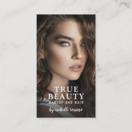 Tarjeta De Negocios De Fotografías De Cabello Y Ma