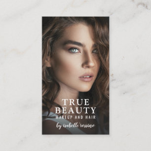 Tarjeta De Negocios De Fotografías De Cabello Y Ma