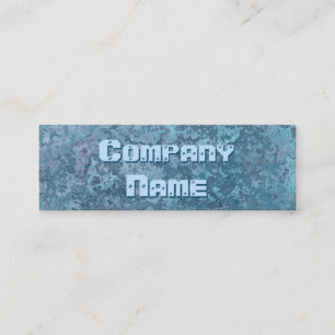 Tarjeta de negocios de impresión azul Corrosion Sk