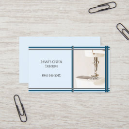 Tarjeta de negocios de la máquina de coser del sas