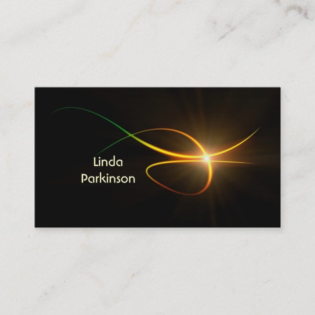 tarjeta de negocios de línea ligera (Anverso)
