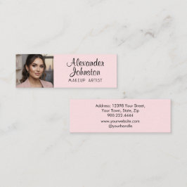 Tarjeta De Negocios De Maquillaje Con Foto De Tint