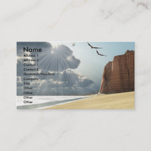 TARJETA DE NEGOCIOS DE MAR