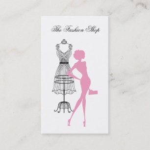 Tarjeta De Negocios De Moda Y Estilo