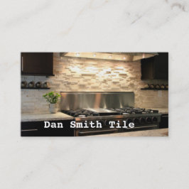 Tarjeta de negocios de mosaico