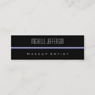 Tarjeta de negocios de tamaño delgado estándar de