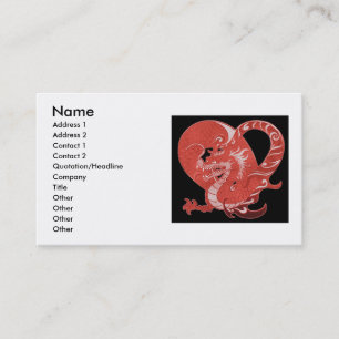 Tarjeta de negocios Dragon Heart