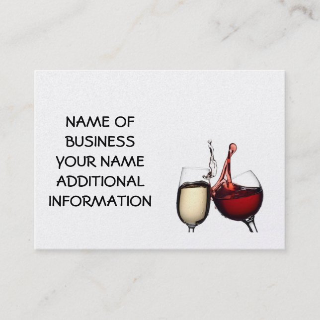 TARJETA DE NEGOCIOS/EMPRESAS PERSONALES DE WINE LO (Anverso)