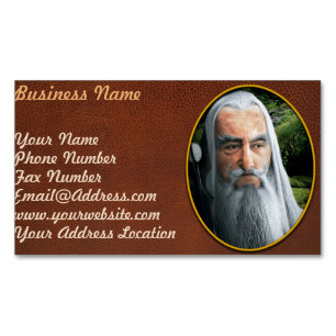 tarjeta de negocios - imán - plantilla horiz