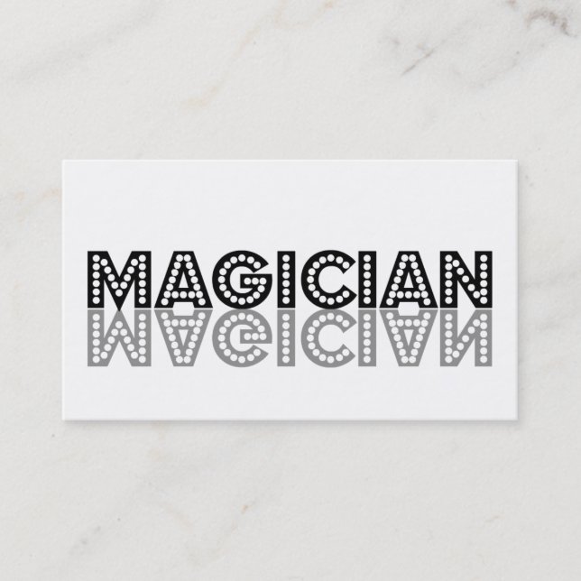 Tarjeta de negocios Magicie Shadow (Anverso)