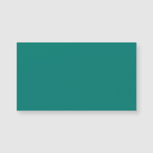 Tarjeta de negocios magnética verde pino