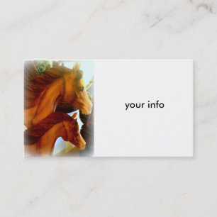 tarjeta de negocios mare y pony