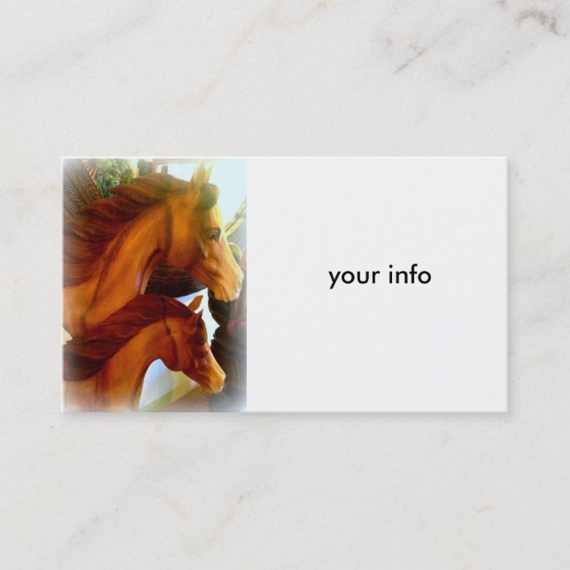 tarjeta de negocios mare y pony (Anverso)