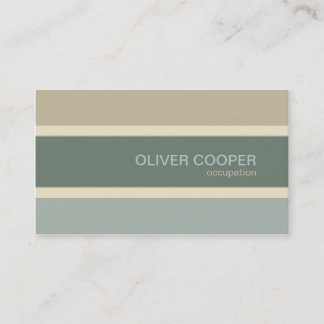 Tarjeta de negocios moderna Los colores de la Tier
