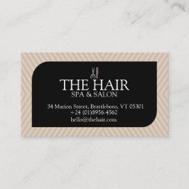 Tarjeta De Negocios Moderna Para Salon