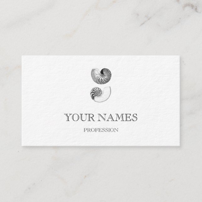 TARJETA DE NEGOCIOS NAUTILUS SEA Y OCEAN (Anverso)