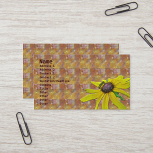 Tarjeta de negocios Quilt, Bee y Black Eyed Susan