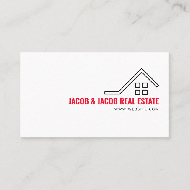Tarjeta de negocios Realty Real Estate (Anverso)