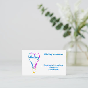 Tarjeta de negocios Rock Climbing