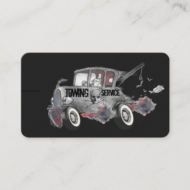 Tarjeta de negocios Tow Truck Auto (Anverso)