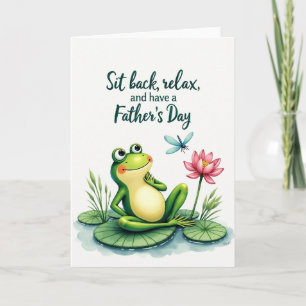 Tarjeta de Nenúfro del Día del Padre Pacífico