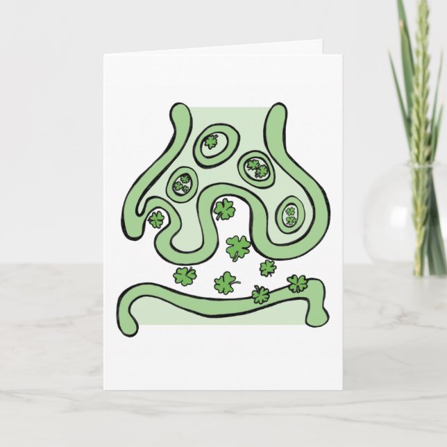 Tarjeta de neurotransmisores de buena suerte (Anverso)