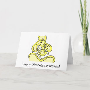 Tarjeta de neurotransmisores felices