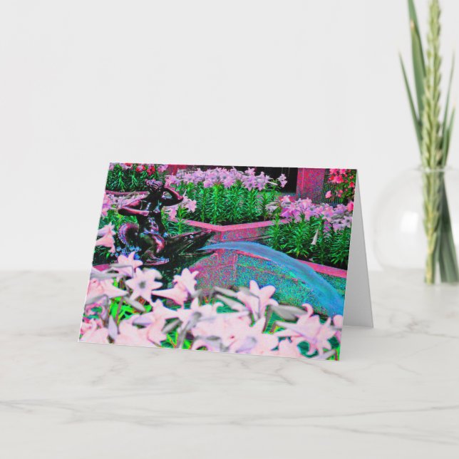 Tarjeta de ninfa de agua de guerrero (Anverso)