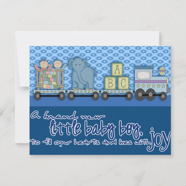 Tarjeta de niño recién nacido (Anverso)