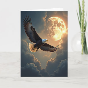 Tarjeta de Noche del Día del Padre Majestuoso