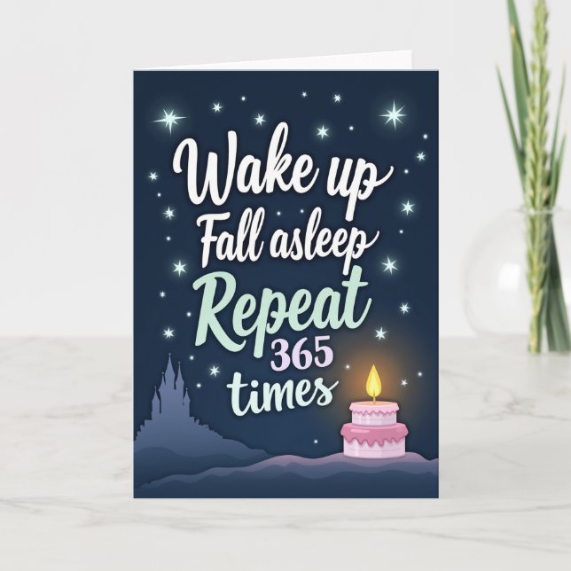 Tarjeta de noche estrellada soñada (Anverso)
