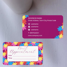 TARJETA DE NOMBRAMIENTO DE LA PRÓXIMA MODIFICACIÓN