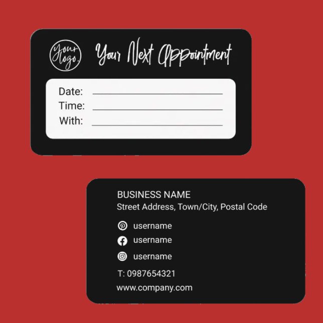 TARJETA DE NOMBRAMIENTO DE LOGO DE LA EMPRESA DE M (Subido por el creador)