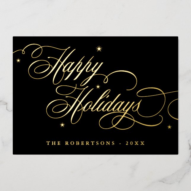 Tarjeta de nombre de familia de fotografía de la c (Anverso)